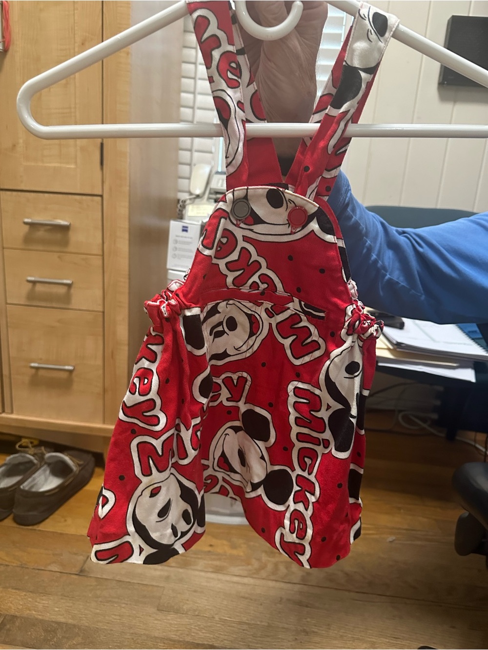 Disney Mickey Mouse dress overalls 1990’s vintage